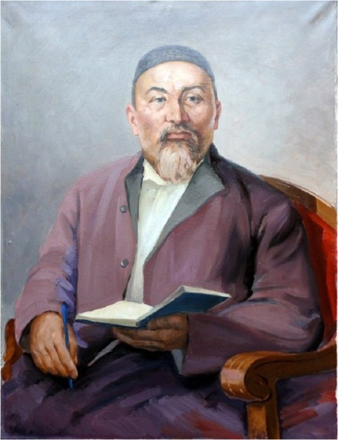 "Абай Құнанбаев-180 жыл" ата-аналармен бірлесе, мектепалды "Балдәурен" тобы Абай өмірбаянымен танысып,әндерін тыңдауда.